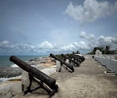 Cape Coast Castle on the Ghanaian coast